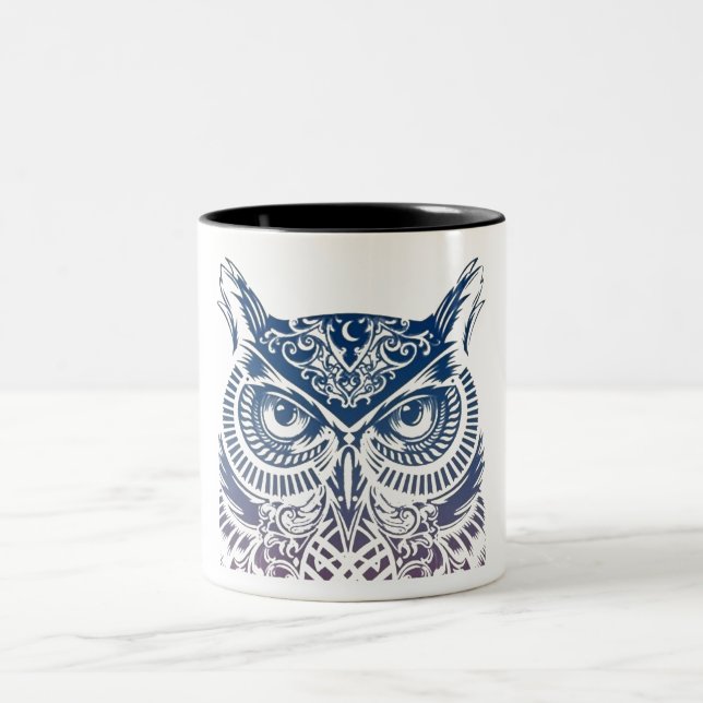 Tasse 2 Couleurs Chouette (Centre)