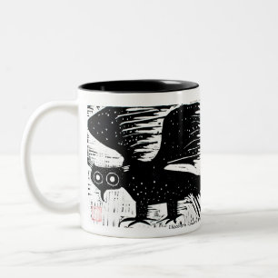 Tasse 2 Couleurs Chouette
