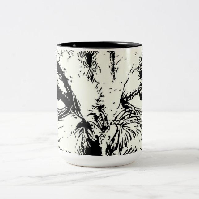 Tasse 2 Couleurs chouettes (Centre)