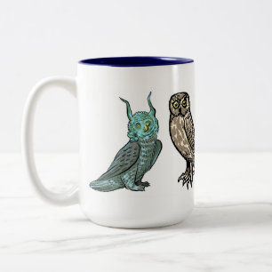 Tasse 2 Couleurs Chouettes médiévales