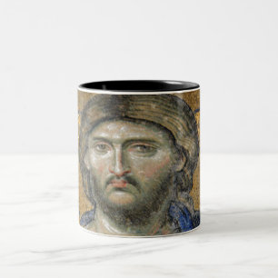 Tasse 2 Couleurs Christ Pantocrator Mosiac Iconique Religieux Romai
