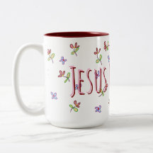Christian Jésus m'aime Féminin Floral