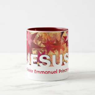 Tasse 2 Couleurs Christian JESUS Messiah Savior Emmanuel Personnali