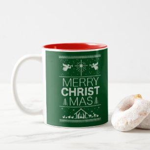 Tasse 2 Couleurs Christian Ugly Merry Christmas Sweat Christian