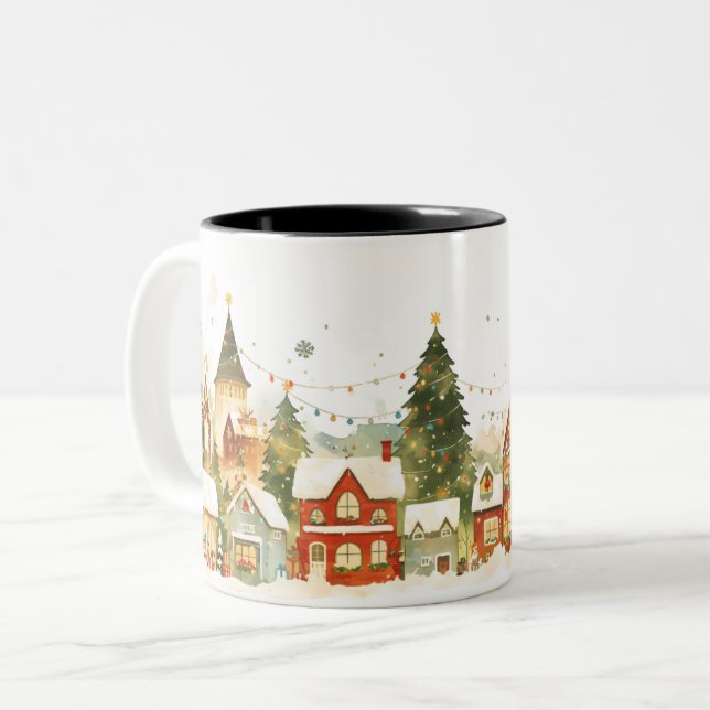 Tasse 2 Couleurs  Christmas (Devant gauche)