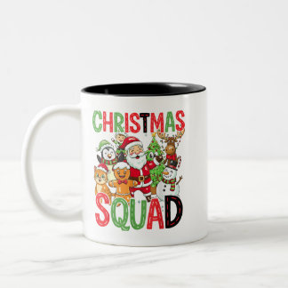 Tasse 2 Couleurs Christmas Squad Santa Family Matching Xmas