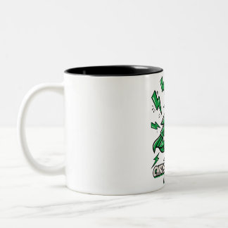 Tasse 2 Couleurs Christmas Tree Power Festive Tee