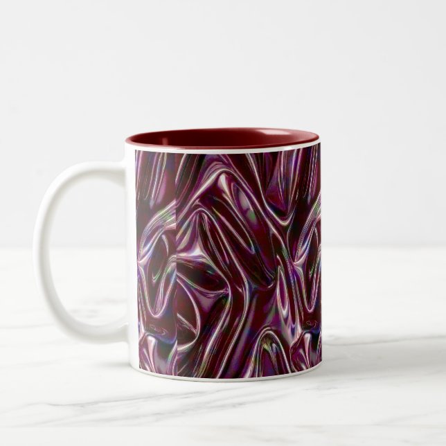 Tasse 2 Couleurs chrome bordeaux (Gauche)