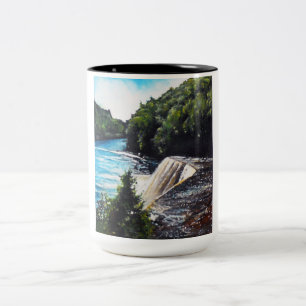 Tasse 2 Couleurs Chutes de Tahquamenon Musique