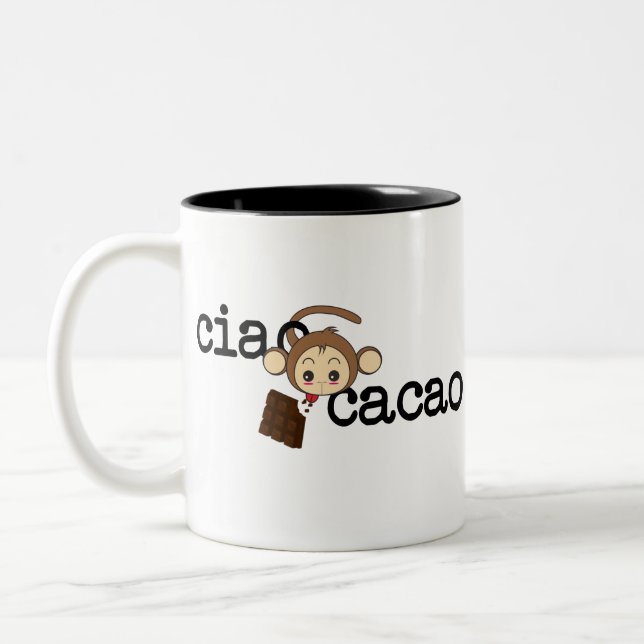 Tasse 2 Couleurs ciao cacao (Gauche)