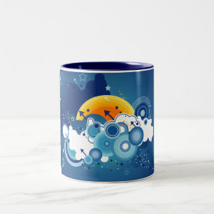 Tasse 2 Couleurs Ciels bleus