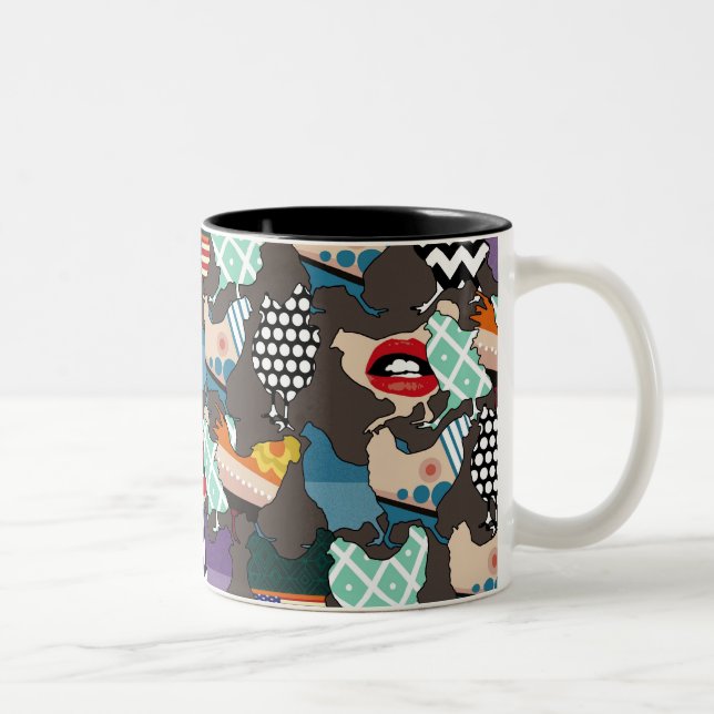 Tasse 2 Couleurs Cincinnati Chickens (Droit)