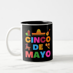 Tasse 2 Couleurs Cinco De Mayo