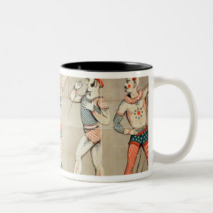 Tasse 2 Couleurs Cinq clowns célèbres attachés aux sables