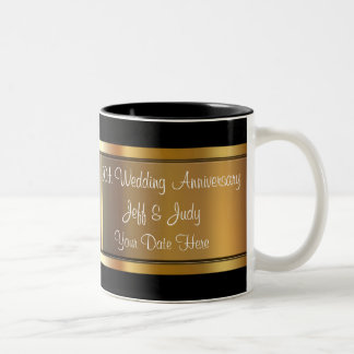 Tasse 2 Couleurs cinquantième Anniversaire de mariage