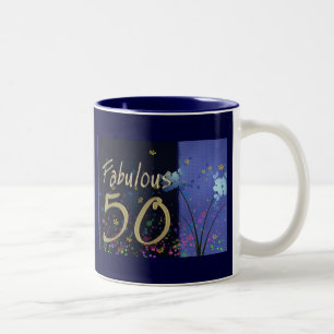 Tasse 2 Couleurs Cinquantième anniversaire fabuleux !