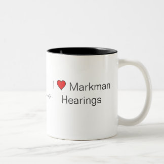 Tasse 2 Couleurs circuit, coeur, auditions      d'I Markman
