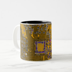 Tasse 2 Couleurs Circuit imprimé circuit imprimé circuit circuit ci