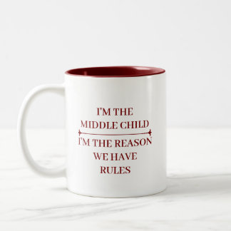 TASSE 2 COULEURS CITADELLES DRÔLES ENFANT DU MILIEU PERSONNALISÉES