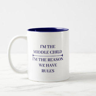 TASSE 2 COULEURS CITADELLES DRÔLES ENFANT DU MILIEU PERSONNALISÉES