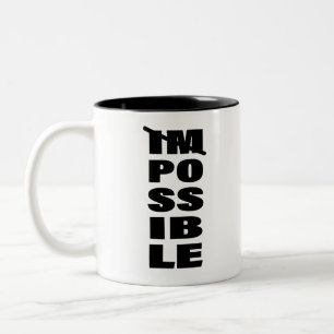 Tasse 2 Couleurs Citation Art Inspirationnelle Art Possibilités inf