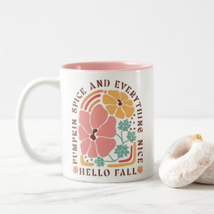 Tasse 2 Couleurs Citation d'automne Boho