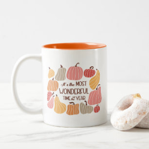 Tasse 2 Couleurs Citation d'automne Boho