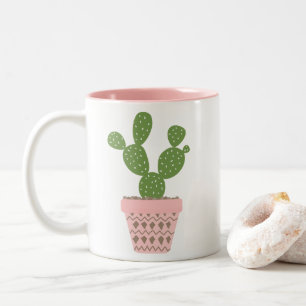 Tasse 2 Couleurs Citation de cactus mignon 