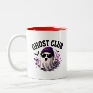 Tasse 2 Couleurs 🎃 Citation de fantôme mignon Halloween 👻