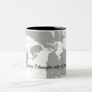 Tasse 2 Couleurs Citation de fierté et de préjudice