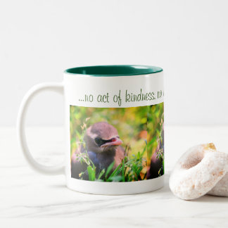 Tasse 2 Couleurs Citation de gentillesse inspirante pour bébé oisea