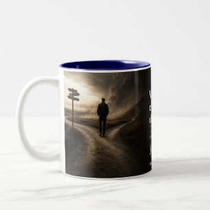 Tasse 2 Couleurs Citation de livre Décider consciemment
