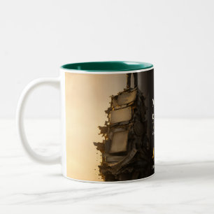 Tasse 2 Couleurs Citation de livre sur l'argent révèle le caractère