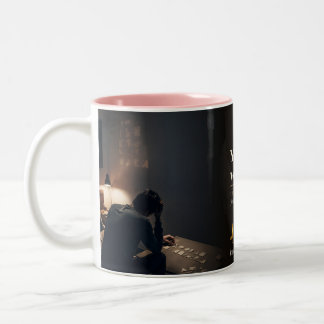 Tasse 2 Couleurs Citation de livre Surveillant Allongé
