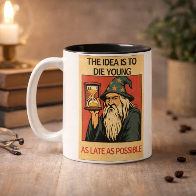 Tasse 2 Couleurs Citation de magicien drôle (Créateur téléchargé)
