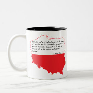 Tasse 2 Couleurs Citation de Pape Jean Paul II