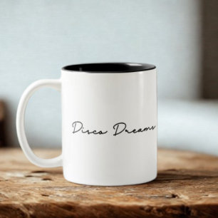 Tasse 2 Couleurs Citation Disco Dreams