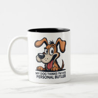 Citation drôle de chien majordome de dessin animé