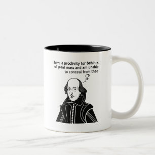 Tasse 2 Couleurs Citation drôle de Shakespeare
