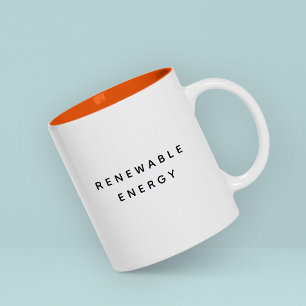 Tasse 2 Couleurs Citation drôle et tendance sur l'énergie renouvela
