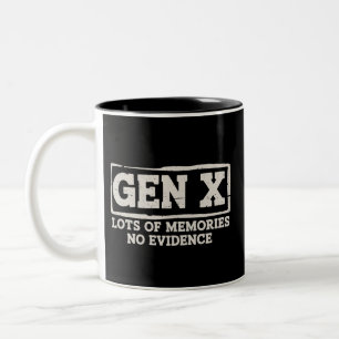 Tasse 2 Couleurs Citation drôle Sarcasme Génération X Beaucoup de s