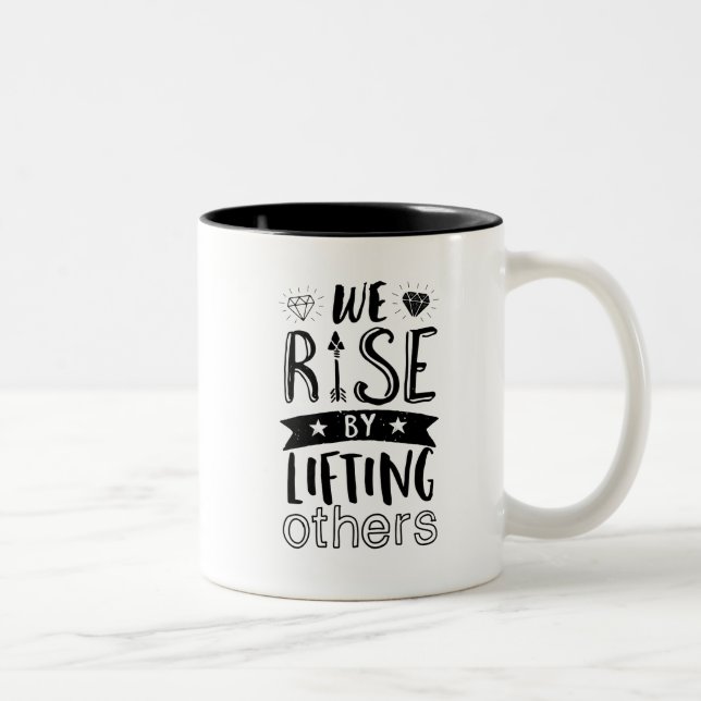 Tasse 2 Couleurs Citation Inspirationnelle De Ce Type Que Nous Augm (Droit)