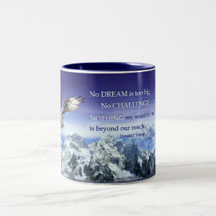 Tasse 2 Couleurs Citation inspirée Eagle de Donald Trump et