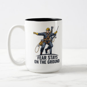 Tasse 2 Couleurs Citation motivante pour travailleur de service pub