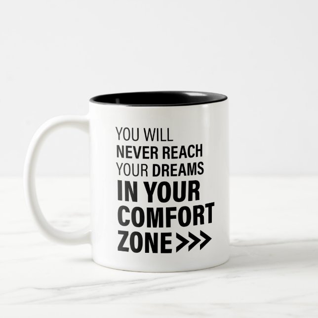 Tasse 2 Couleurs Citation Motivationnelle Art Dreams Citations Célè (Gauche)