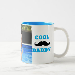 Tasse 2 Couleurs Citation Papa Cool pour la fête des Pères Photo