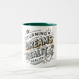 Tasse 2 Couleurs citation positive motivation