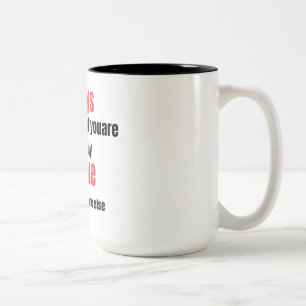 Tasse 2 Couleurs citations drôles