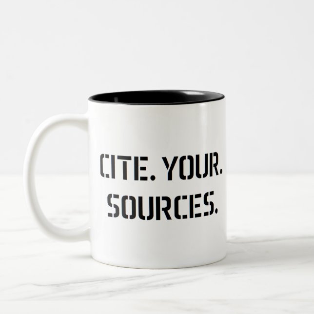 Tasse 2 Couleurs citer vos sources (Gauche)
