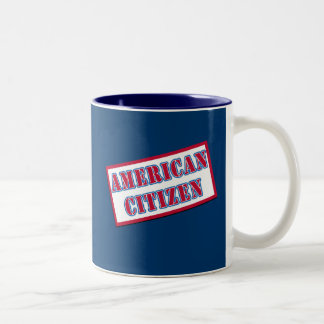 Tasse 2 Couleurs Citoyen américain